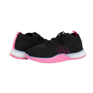 Danskin Positive Lace Up Colorblock Sneaker Shoes Size 10 Black / Pink
